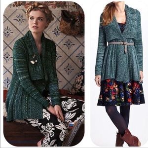 Anthropologie Rosie Neira Alldays Marbled Cardigan Size S